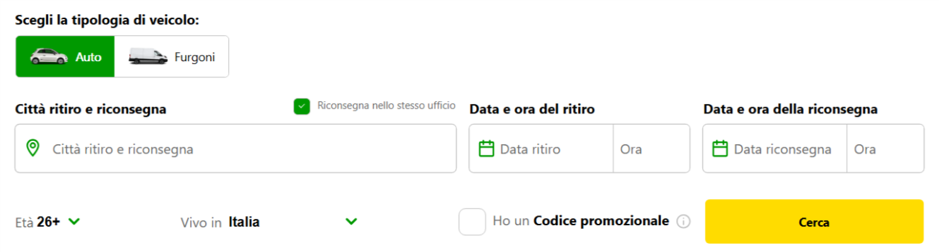 box di prenotazione