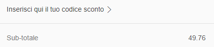 dove inserire codice sconto everdrop