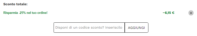 dove inserire codice sconto lookfantastic