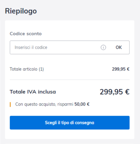 dove inserire il codice sconto Norauto