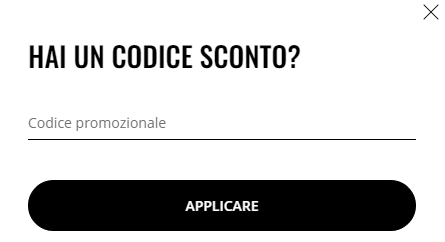 dove inserire codice sconto stradivarius