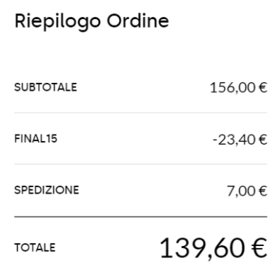 totale aggiornato